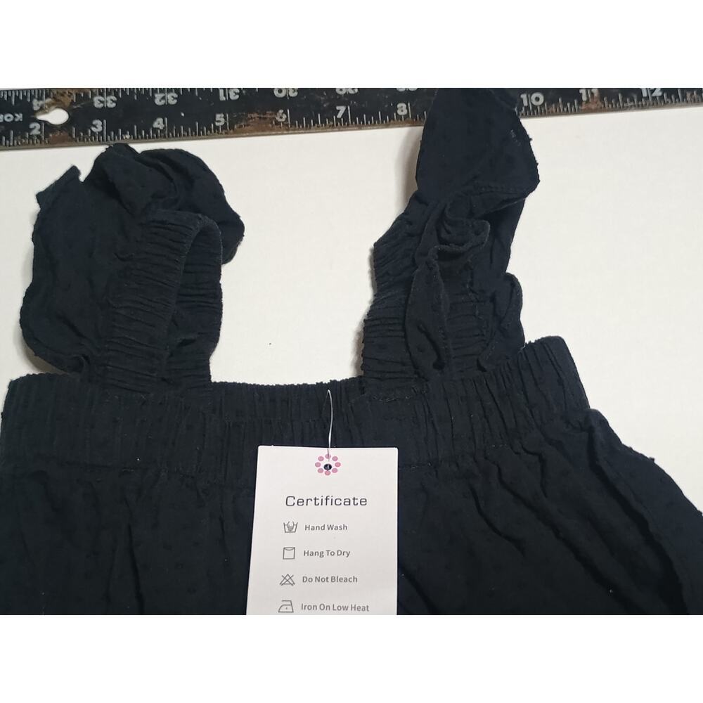 New Black Ruffled Dress for Baby or Toddler - Picture 3 of 5